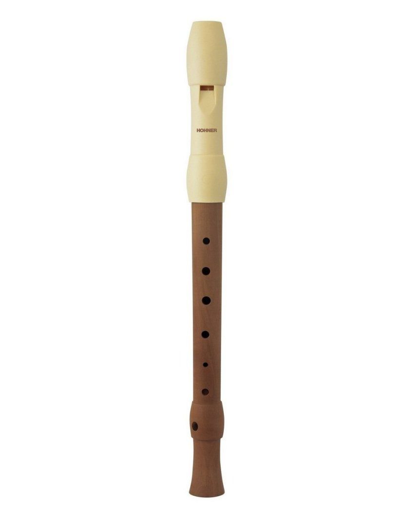 hohner b95830 alegra flauta dulce soprano digitacion alemana madera plastico marfil con funda