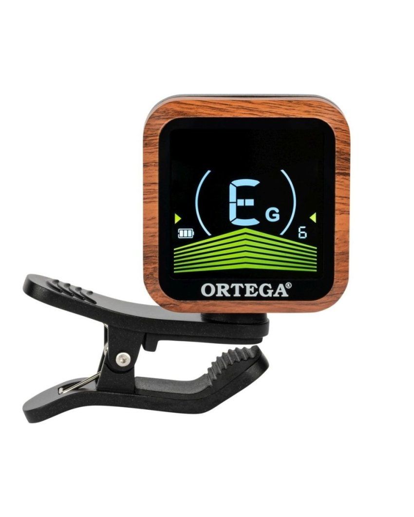 ortega oetrc afinador para guitarra bajo y ukelele clip recargable