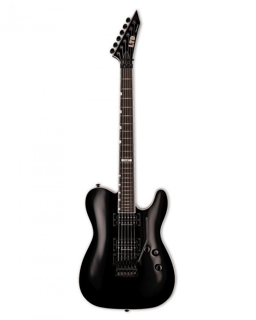 guitarra electrica esp ltd eclipse 87 black
