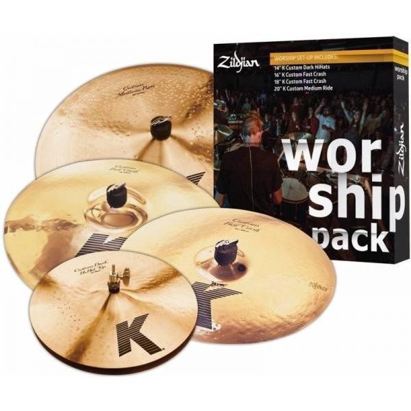 juego platos zildjian k custom hh14 c16 c18 r20 workship