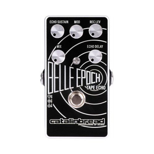pedal delay de guitarra catalinbread belle epoch black on silver